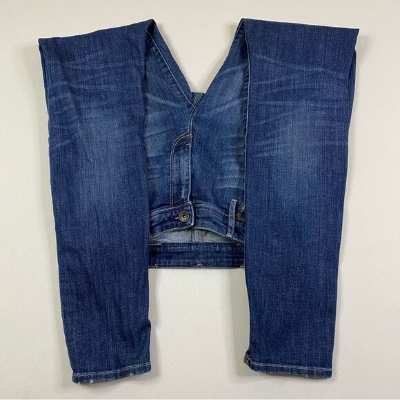 Sinclair Skinny Jeans Women's 28 Distressed Denim Mid Rise Stretch - Picture 11 of 11